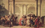 Christ with the Woman Taken in Adultery (mk05) Giovanni Battista Tiepolo